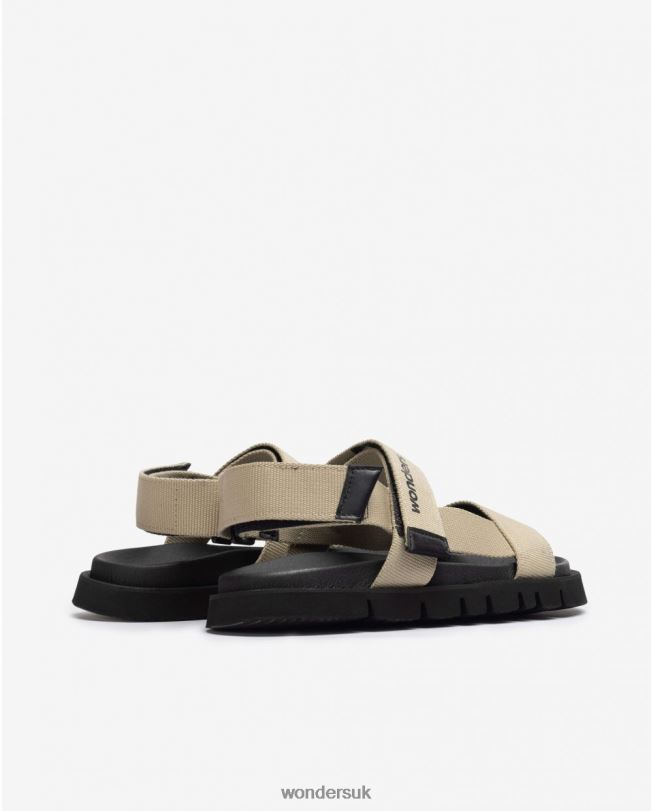 Footwear VZ2PD350 Men Wonders Beige Velcro Sandal