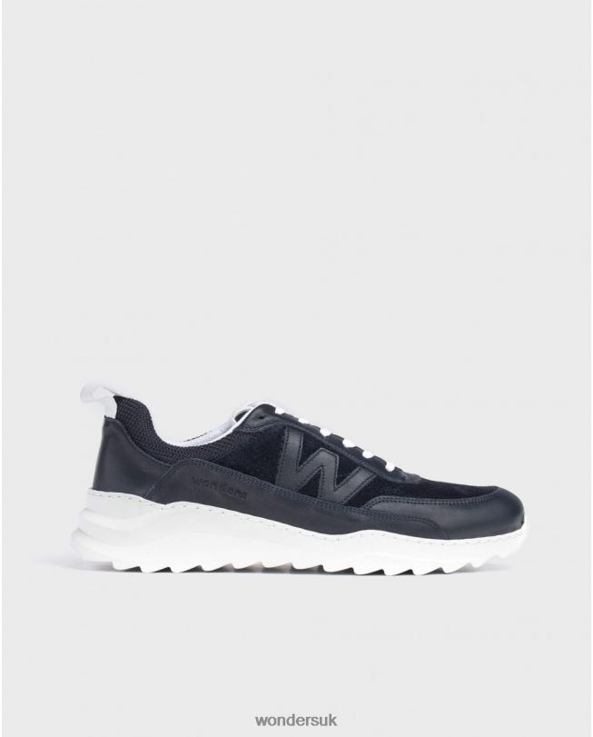 Footwear VZ2PD354 Men Wonders Marino Leather Logo Sneaker