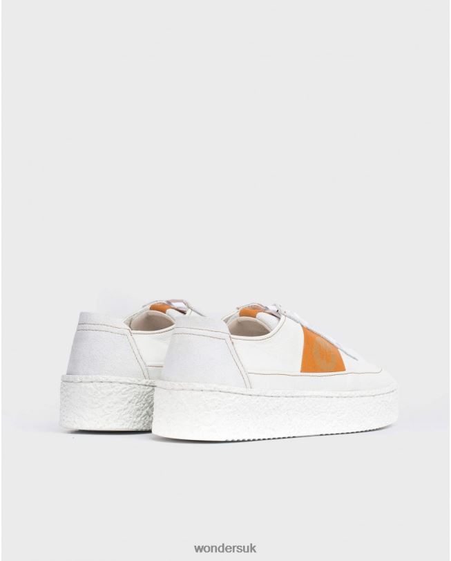 Footwear VZ2PD356 Men Wonders Blanco Leather Sneaker With Laces