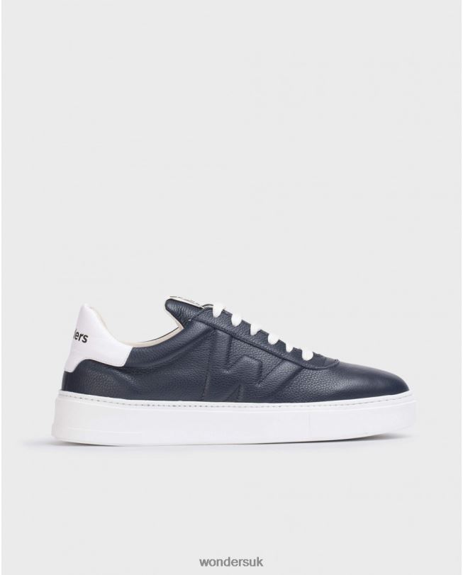 Footwear VZ2PD358 Men Wonders Marino Embossed Leather Trainers