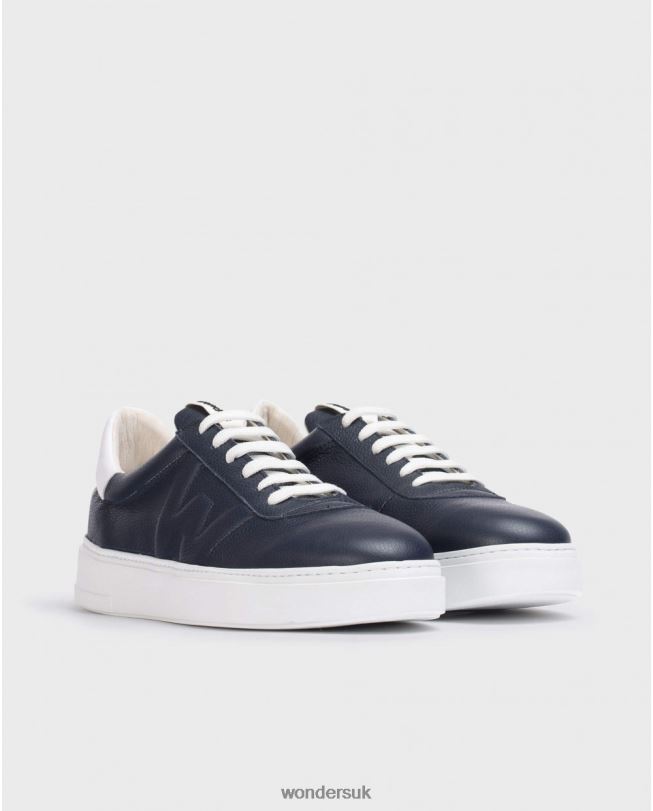 Footwear VZ2PD358 Men Wonders Marino Embossed Leather Trainers