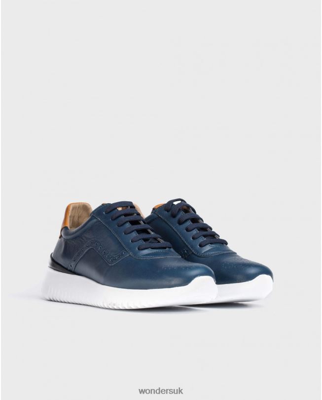 Footwear VZ2PD359 Men Wonders Marino Perforated Leather Sneaker