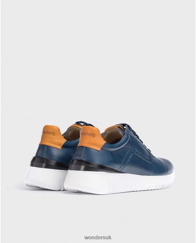 Footwear VZ2PD359 Men Wonders Marino Perforated Leather Sneaker