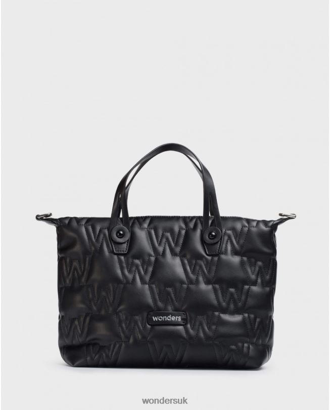 Accessory VZ2PD389 Women Wonders Negro Black Quilted Bag