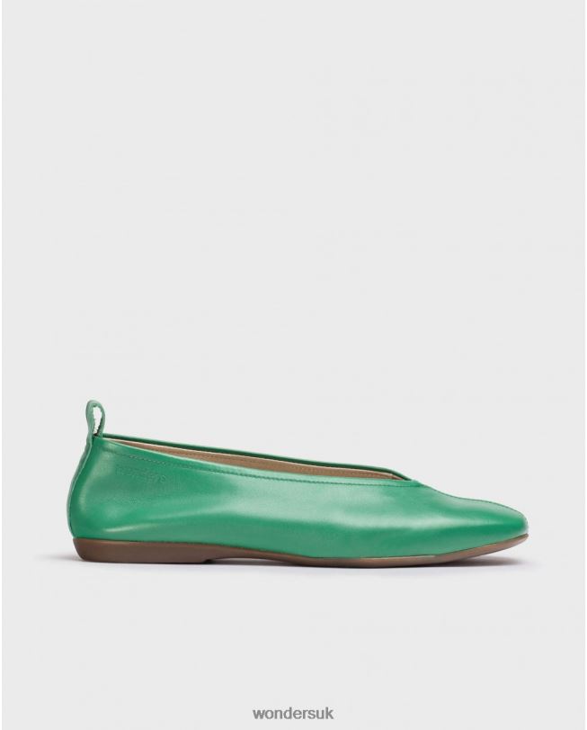 Footwear VZ2PD105 Women Wonders Jade Green Pepa Ballet Pump