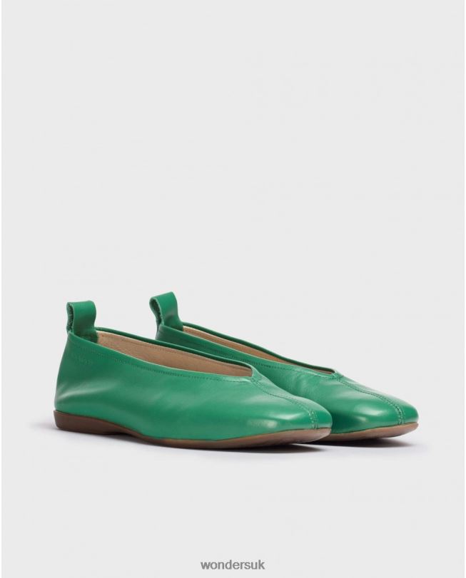 Footwear VZ2PD105 Women Wonders Jade Green Pepa Ballet Pump