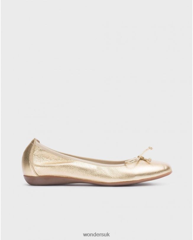 Footwear VZ2PD125 Women Wonders Gold Bo Ballet Pump