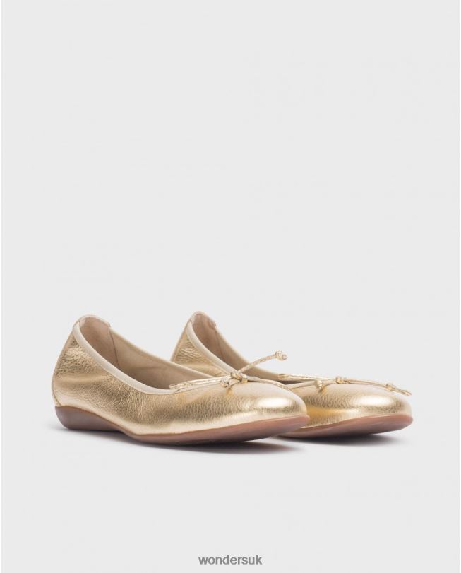 Footwear VZ2PD125 Women Wonders Gold Bo Ballet Pump