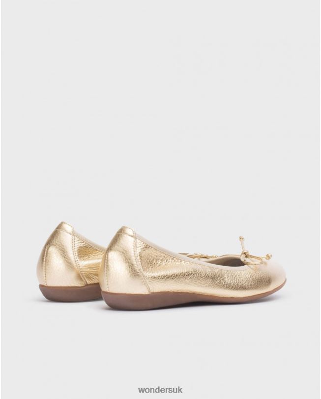 Footwear VZ2PD125 Women Wonders Gold Bo Ballet Pump