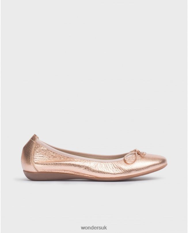 Footwear VZ2PD126 Women Wonders Rame Pink Bo Ballet Pump