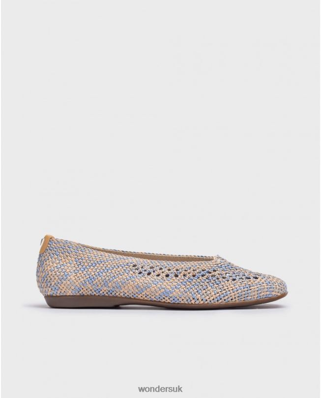 Footwear VZ2PD146 Women Wonders Blue Bruna Ballet Pump