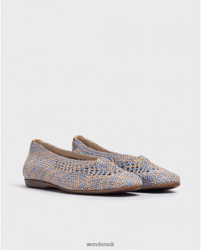 Footwear VZ2PD146 Women Wonders Blue Bruna Ballet Pump