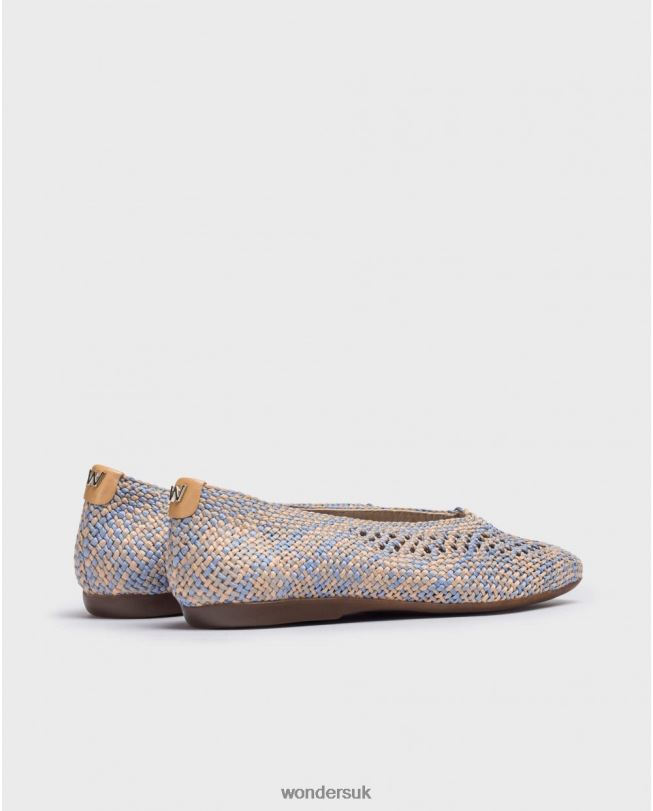 Footwear VZ2PD146 Women Wonders Blue Bruna Ballet Pump