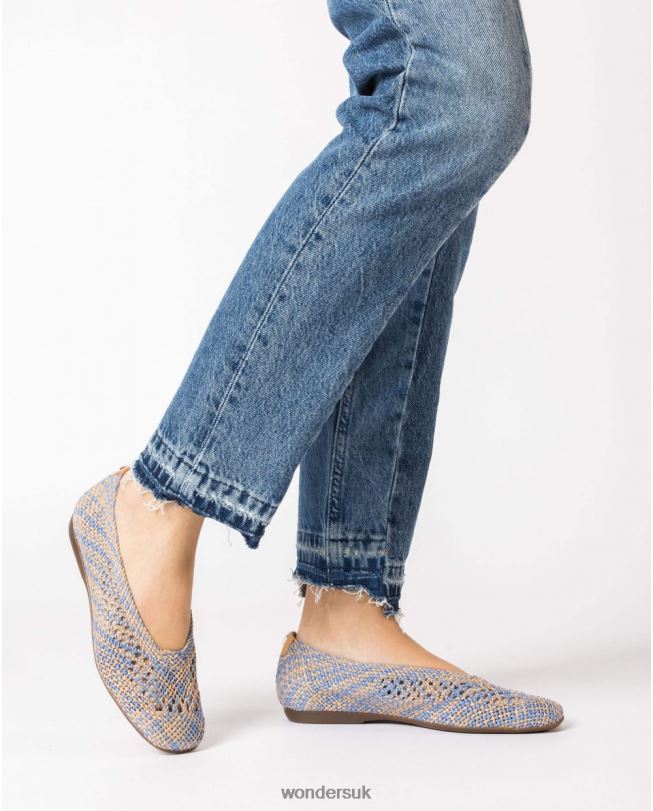 Footwear VZ2PD146 Women Wonders Blue Bruna Ballet Pump