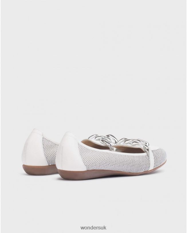 Footwear VZ2PD180 Women Wonders Blanco/Off White Daisy Ballerina