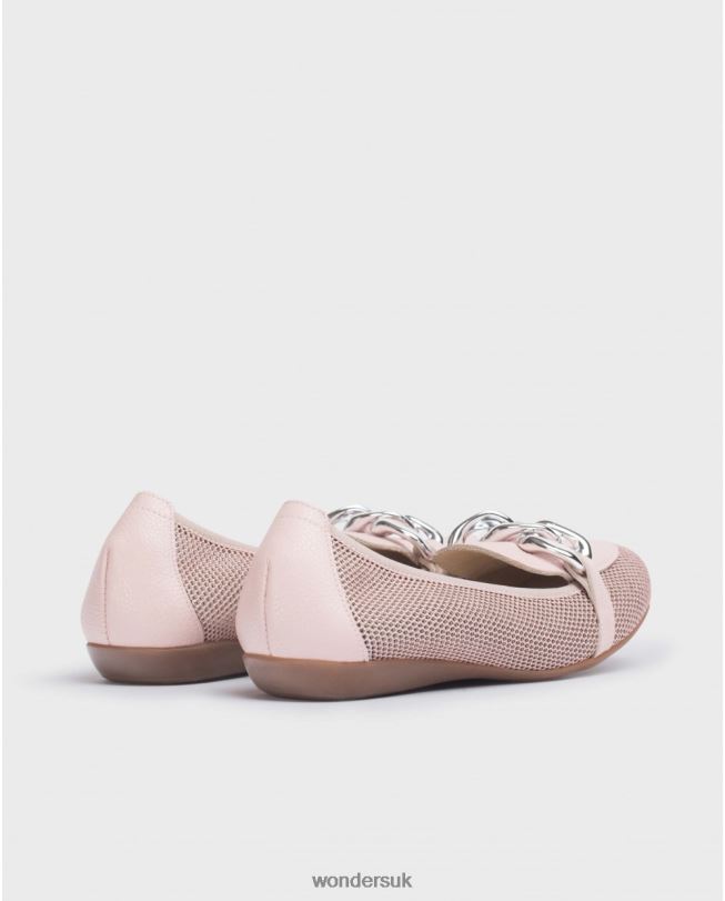 Footwear VZ2PD181 Women Wonders Coral/Rosa Pink Daisy Ballerina