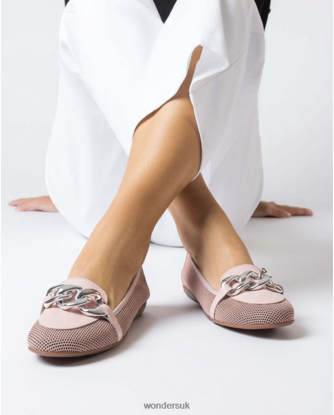 Footwear VZ2PD181 Women Wonders Coral/Rosa Pink Daisy Ballerina