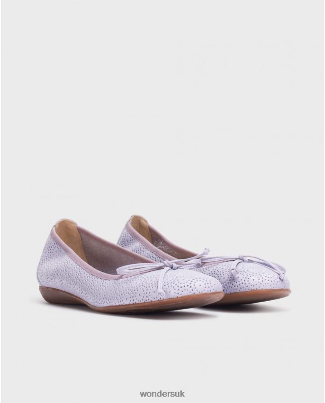 Footwear VZ2PD228 Women Wonders Lavender Lace Ballerina