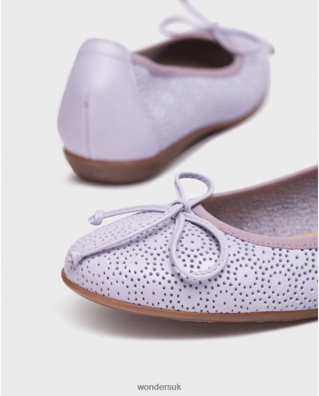 Footwear VZ2PD228 Women Wonders Lavender Lace Ballerina