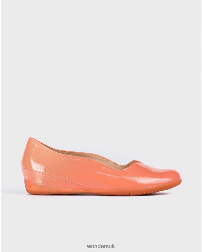 Footwear VZ2PD425 Women Wonders Salmon Wave Ballet Pump