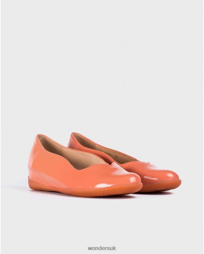 Footwear VZ2PD425 Women Wonders Salmon Wave Ballet Pump