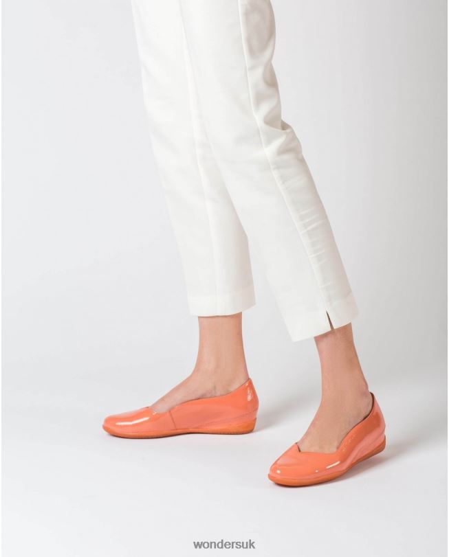 Footwear VZ2PD425 Women Wonders Salmon Wave Ballet Pump