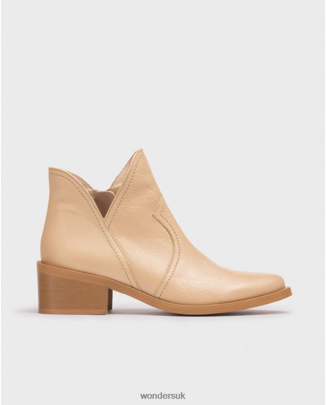 Footwear VZ2PD258 Women Wonders Natural Cava Ankle Boot
