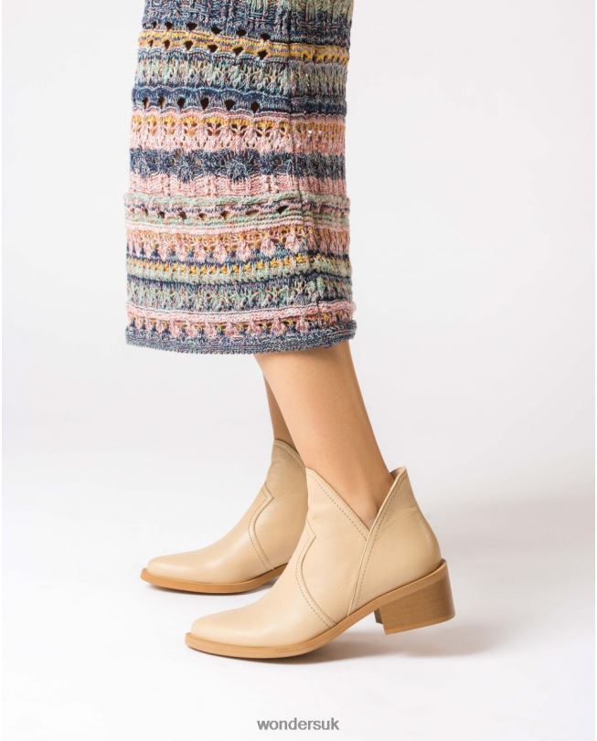 Footwear VZ2PD258 Women Wonders Natural Cava Ankle Boot