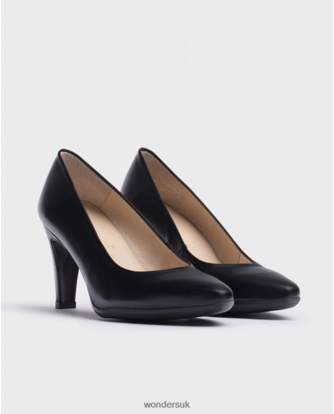 Footwear VZ2PD303 Women Wonders Negro Black Banus Shoe