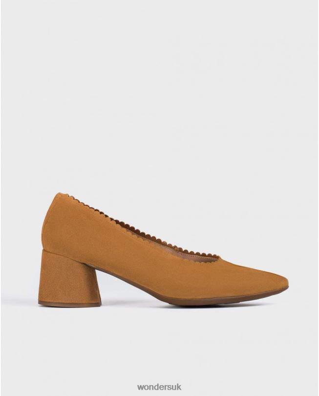 Footwear VZ2PD438 Women Wonders Sand Midi-Heeled Court Shoe