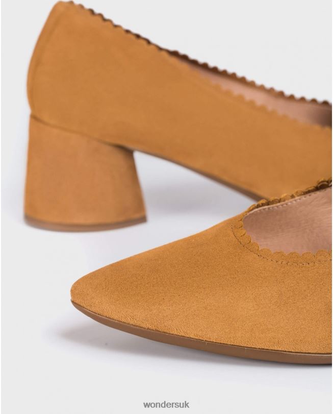 Footwear VZ2PD438 Women Wonders Sand Midi-Heeled Court Shoe