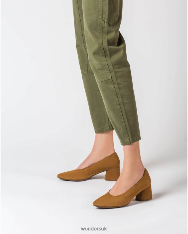 Footwear VZ2PD438 Women Wonders Sand Midi-Heeled Court Shoe
