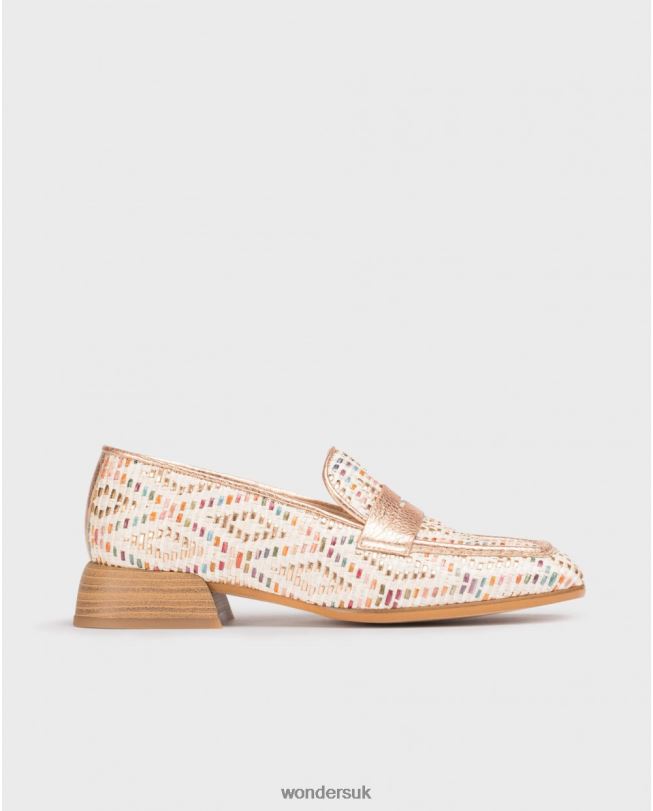 Footwear VZ2PD124 Women Wonders Rame Multicolored Reese Moccasin