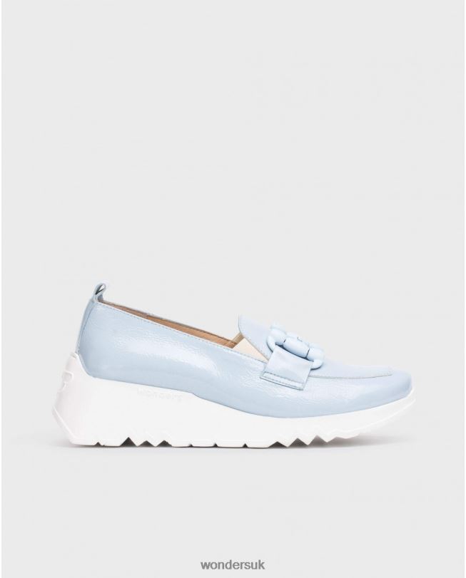 Footwear VZ2PD159 Women Wonders Blue Dance Moccasin