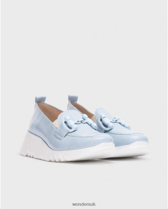 Footwear VZ2PD159 Women Wonders Blue Dance Moccasin
