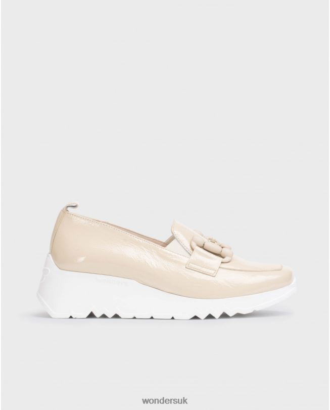 Footwear VZ2PD160 Women Wonders Natural Beige Dance Moccasin