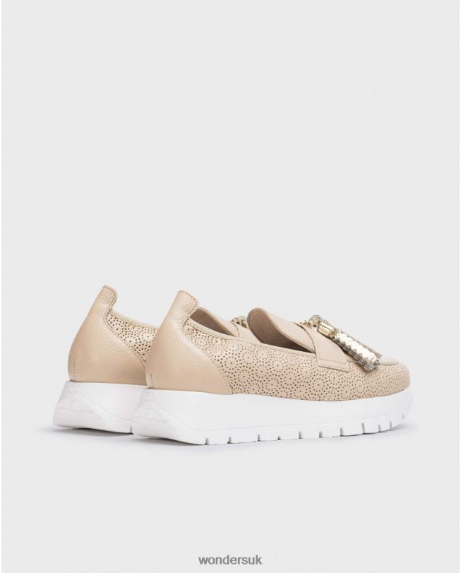 Footwear VZ2PD177 Women Wonders Natur/Gold Natural Materia Moccasin
