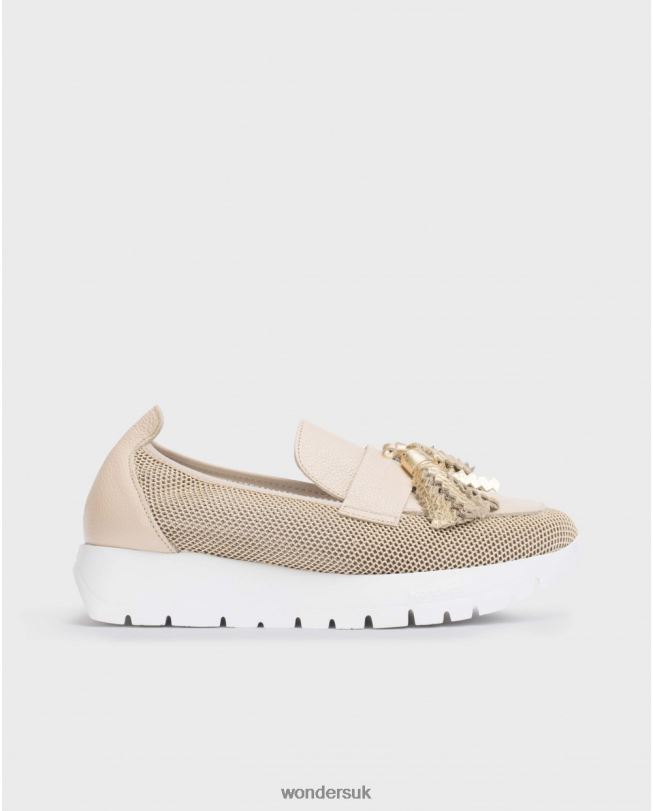 Footwear VZ2PD238 Women Wonders Beig/Natur Beige Materia Moccasin