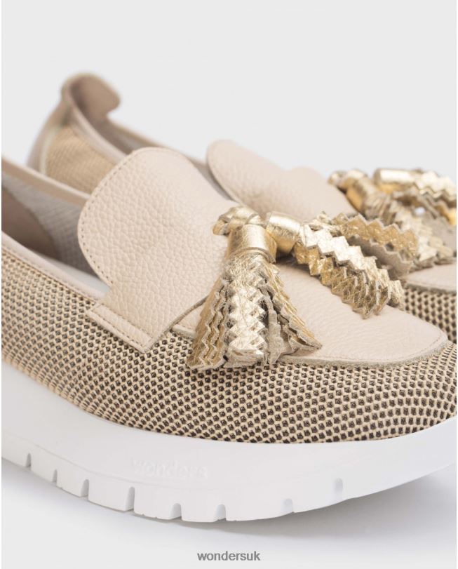 Footwear VZ2PD238 Women Wonders Beig/Natur Beige Materia Moccasin