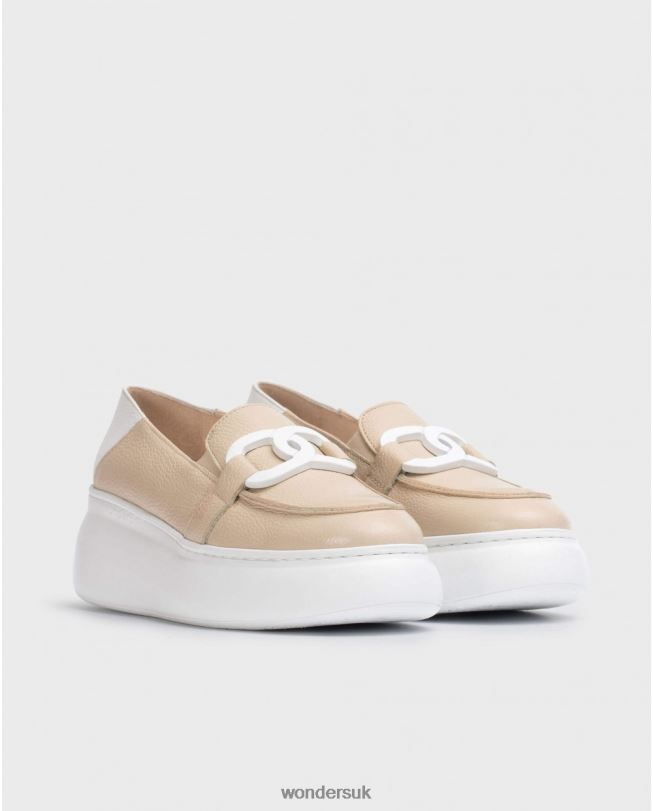 Footwear VZ2PD239 Women Wonders Natural/Of Natural Begin Moccasin