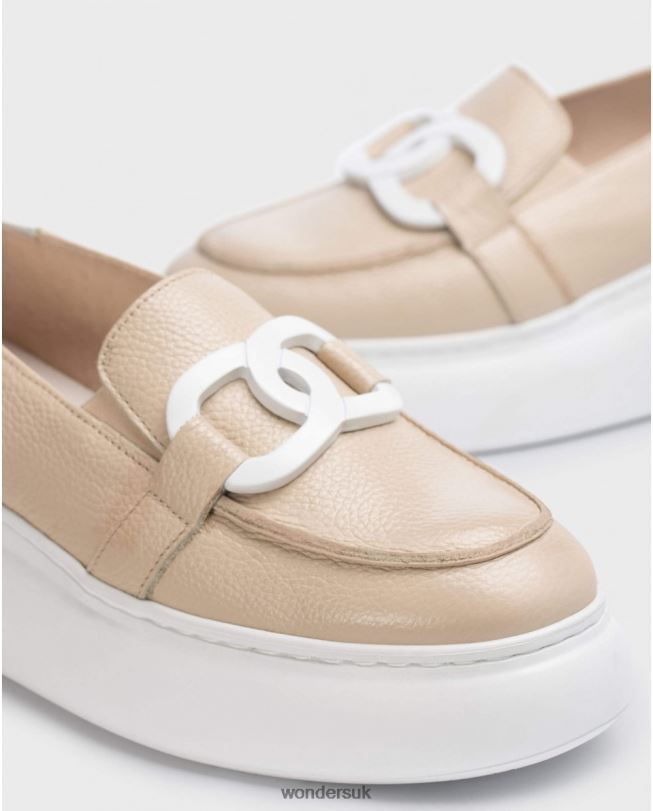 Footwear VZ2PD239 Women Wonders Natural/Of Natural Begin Moccasin