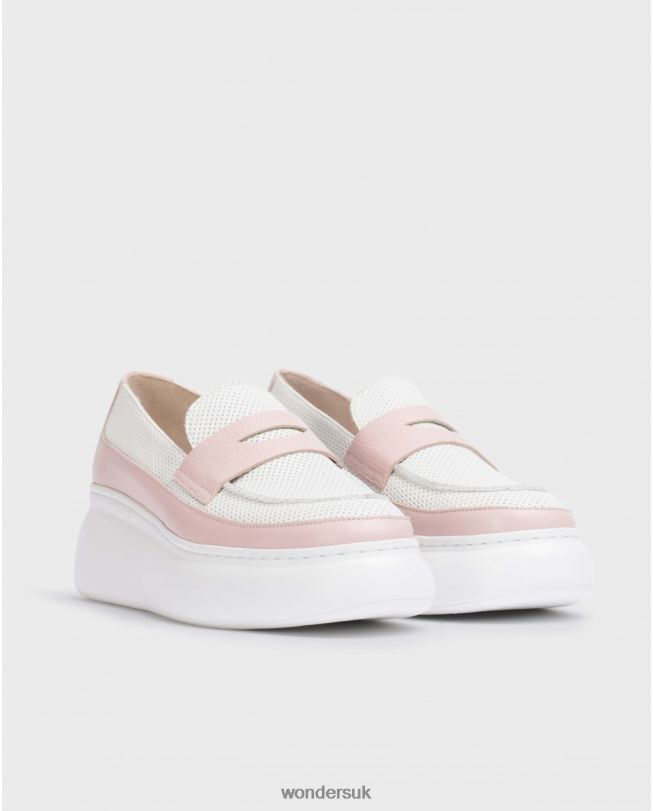 Footwear VZ2PD241 Women Wonders Rosa/Off Pink Nora Moccasin