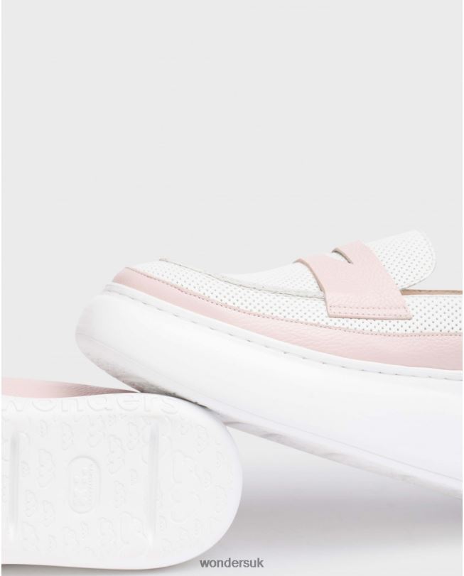 Footwear VZ2PD241 Women Wonders Rosa/Off Pink Nora Moccasin