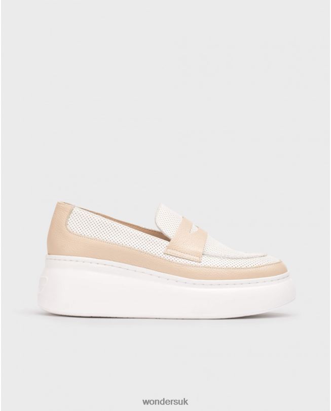 Footwear VZ2PD242 Women Wonders Natural/Of Beige Nora Moccasin