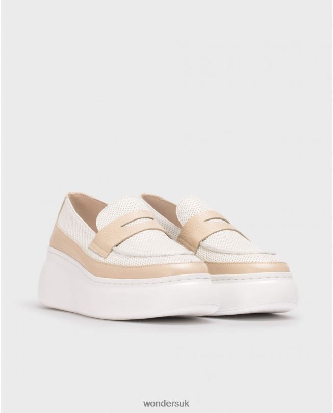Footwear VZ2PD242 Women Wonders Natural/Of Beige Nora Moccasin