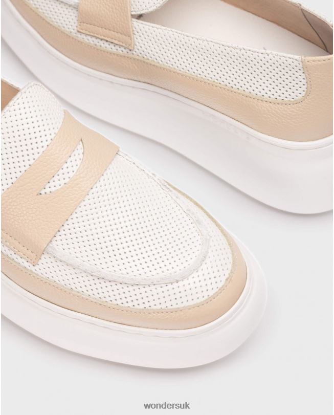 Footwear VZ2PD242 Women Wonders Natural/Of Beige Nora Moccasin