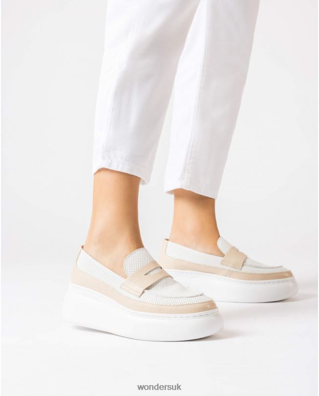 Footwear VZ2PD242 Women Wonders Natural/Of Beige Nora Moccasin