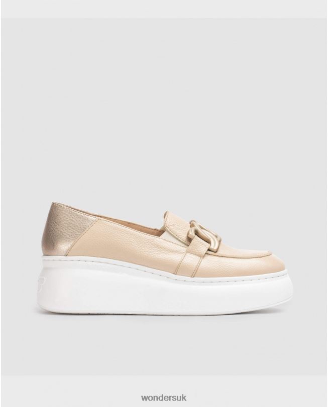 Footwear VZ2PD269 Women Wonders Natur/Plao Beige Begin Moccasin