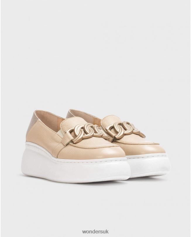 Footwear VZ2PD269 Women Wonders Natur/Plao Beige Begin Moccasin