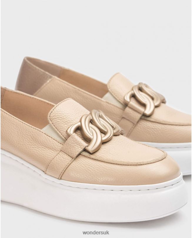 Footwear VZ2PD269 Women Wonders Natur/Plao Beige Begin Moccasin